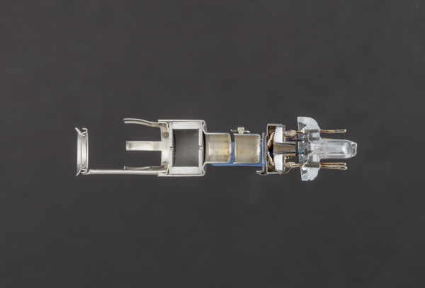 Electron gun of a tiny cathode ray tube (Outtake)